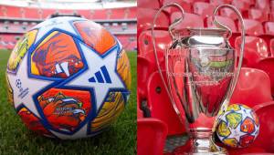 Este es el UCL Pro Ball London, el balón que decidirá al campeón de la Liga de Campeones 2023/24. Se estrenará este martes con los duelos de octavos de final: Leipzig-Real Madrid y Copenhague-Manchester City.