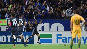 Japón ha asistido a todas las Copas del Mundo desde 1998 y hoy sellaron su boleto tras vencer a Australia en Saitama. Foto AFP