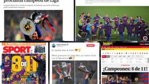 El equipo catalán ganó su título número 26 y la prensa internacional se rindió ante el triunfo culé. Conocé todo lo que se dice del nuevo campeonato del Barcelona.