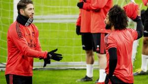 La prensa española asegura que Ramos y Marcelo mantuvieron un encontronazo en el entreno del Real Madrid.