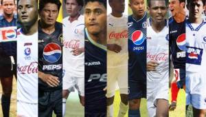 Conocé los nombres de los 75 futbolistas que han jugado con las camisetas del Olimpia y Motagua.