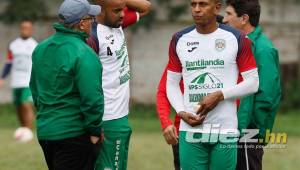 Carlo Costly ya entrenó con el Marathón y se alista para su debut.