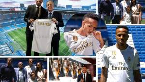 El futbolista brasileño fue presentado este miércoles como nuevo jugador del Real Madrid y estás fueron sus mejores fotografías de la gala que le hizo el conjunto merengue en el Santiago Bernabéu.