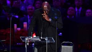 Michael Jordan conmovió a todos los presentes en el Staples Center en el último adiós a Kobe Bryant.