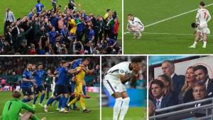 Este domingo se celebró la final de la Eurocopa 2021 en el mítico Wembley Stadium de Londres, donde muchas figuras se hicieron presente para ver como Italia se coronó ante Inglaterra, quien terminó en lágrimas cuando sus rivales festejaban por todo lo alto. Estas fueron las mejores postales tras el partido.