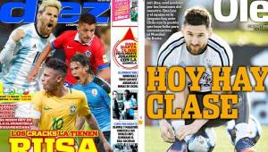 Las portadas de hoy destacan los partidazos que se estarán disputarán en la eliminatoria Sudamericana.