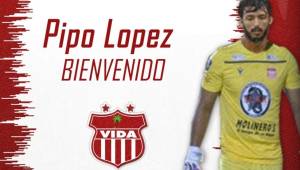 Roberto 'Pipo' López se convirtió en nuevo jugador del Vida. Llega a ocupar el cupo que dejó José Mendoza.