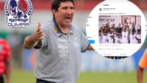 El Olimpia respondió el dardo que le envió Héctor Vargas y usó sus redes sociales para defenderse de las críticas del timonel de los verdolagas.