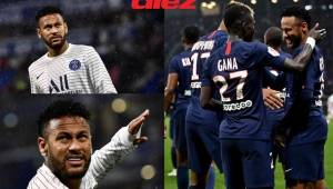 El PSG triunfó en los últimos minutos contra el Lyon, el conjunto francés logró sacar el resultado gracias a Neymar. FOTOS: AFP.