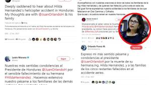 La hermana de Juan Orlando Hernández, Hilda Hernández falleció en la montaña de Yerba Buena, en el municipio de Lepaterique tras accidente en un helicóptero.