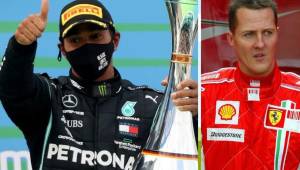 Lewis Hamilton logra una marca histórica al igualar a Michael Schumacher con más victorias en la histproa de la Fórmula 1.