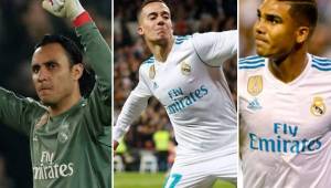 Keylor Navas, Lucas Vásquez y Casemiro no han perdido ninguna final que han disputado con el Real Madrid.