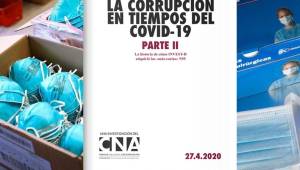CNA presentó la segunda parte de su investigación titulada: 'La corrupción en tiempos del Covid-19'.