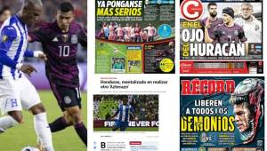 Así amaneció la prensa mexicana este domingo previo al duelo contra Honduras. Vean lo que dicen de un nuevo Aztecazo. El 'Tata' Martino está en el ojo del huracán.