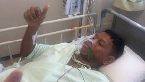 Bryan Moya fue operado de manera exitosa tras presentar problemas de apendicitis.