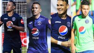 Erick Andino, Marco Vega, Roberto Moreira y Josué Villafranca las esperanzas en ataque para Motagua.