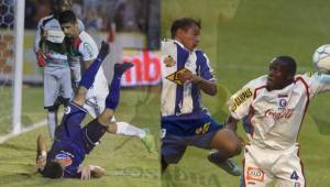 La jugada entre Héctor Flores y Milton Palacios es una de las más recordadas por la afición hondureña.