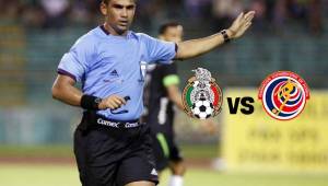 El árbitro hondureño Óscar Moncada será el juez central del partido entre México y Costa Rica.