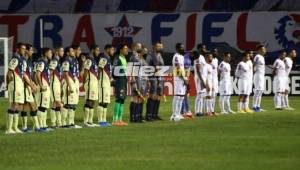 Olimpia y América se volverán a ver las caras el miércoles 14 de abril en el estadio Azteca por la vuelta de octavos de Liga de Campeones Concacaf.