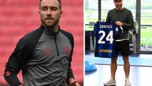 Christian Eriksen retorna a los entrenaminetos tras su infarto en la Eurocopa.