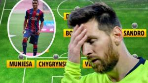 Según The Sun, diario británico, estos han sido los peores compañeros que ha tenido Lionel Messi en su carrera y hasta formaron un 11.