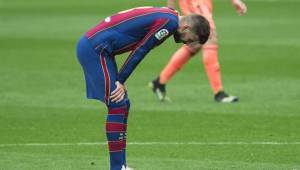 Piqué no ocultó su dolor luego de empatar contra el Cádiz en casa y no aprovechar la derrota del Atlético.