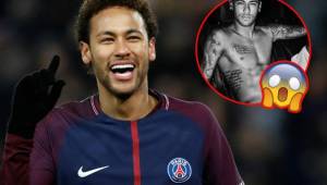 Neymar sorprendió en redes sociales con una fotografía donde sale desnudo.