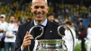 Zidane conquistó tres Champions como entrenador del Real Madrid.