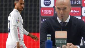 Zidane dijo que está contento porque ya puede volver a contar con Hazard, quien según él, le aportará mucho al Madrid.
