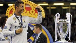 Cristiano Ronaldo ganó su tercera Champions League con el Real Madrid; ya había conseguido una con Manchester United.