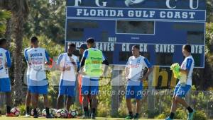 La selección de Honduras entrenó en la Florida Gulf Coast University en Fort Myers.