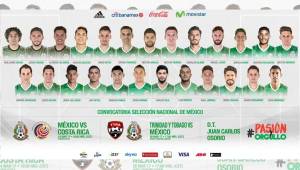 Juan Carlos Osorio convoca a 25 jugadores para duelos eliminatorios en marzo.