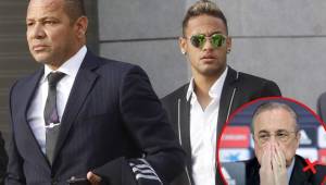 El padre de Neymar desmintió una posible llegada del futbolista al Real Madrid.
