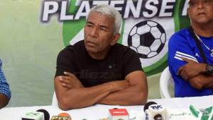 El técnico Héctor Castellón prometió un Platense ordenado, con buen trato de balón y ofensivo. Fotos Moisés Valenzuela