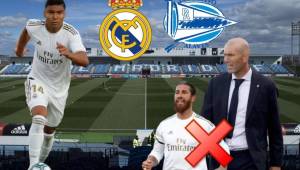 Real Madrid se mide este viernes (2:00 pm de Honduras) ante el Alavés por la jornada 35 de la Liga de España con bajas importantes, una de ellas es la de Sergio Ramos.