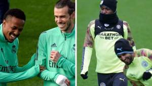 Gareth Bale y Sterling son las novedades en las convocatorias del Real Madrid y Manchester City para el partido de mañana.