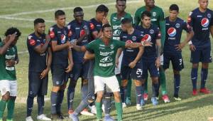 Marathón y Motagua empataron ese partido 1-1 en el Yankel Rosenthal.