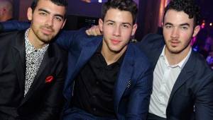 NEWARK, NEW JERSEY - AUGUST 26: Kevin Jonas, Joe Jonas, and Nick Jonas of the Jonas Brothers attend the 2019 MTV Video Music Awards at Prudential Center on August 26, 2019 in Newark, New Jersey. Dia Dipasupil/Getty Images for MTV/AFP