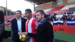 Antony Lozano ya luce los colores del Girona FC. Foto Cortesía: Francesc S.Carcassés