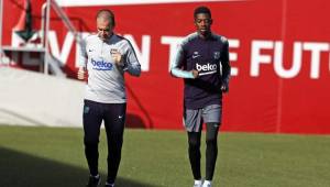 El pasado lunes, Dembelé tuvo que reunir a la plantilla del Barça para disculparse por su indisciplina.