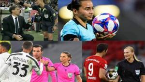 Petignat, Steinhaus, Frappart, Alves, son unas de las juezas pioneras en el arbitraje fútbol masculino.