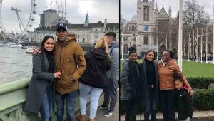 Anthony Lozano pasa sus vacaciones de Semana Santa en Londres junto a su familia.