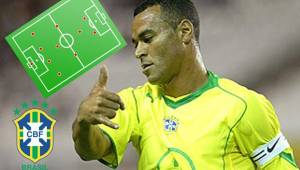El histórico lateral derecho Cafú decidio dar el que para el ha sido el mejor 11 de la historia de la selección de Brasil. Sorprenden las ausencias de Ronaldinho y Neymar.