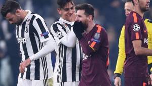 Messi dialogando con su compatriota Dybala al término del partido.