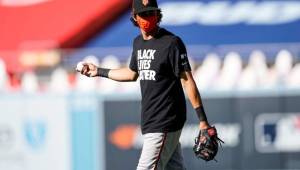 El hondureño Mauricio Dubón y los Gigantes no han podido en el segundo partido de la serie frente a Los Ángeles Dodgers.