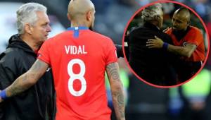 Arturo Vidal publicó sentida despedida a Rueda y atacó a la prensa chilena.