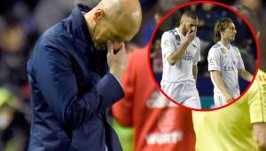 Zidane salió insatisfecho por el resultado conseguido contra Levante.