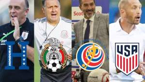 Fabián Coitio, Gerardo Martino, Gustavo Matosas y Gregg Berhalter llevarán a estas representaciones a Catar 2022.