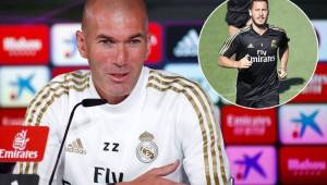 Zidane confirmó que Hazard se perderá la Supercopa de España que arranca el próximo 8 de enero.