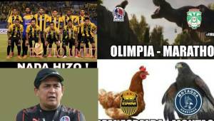 Los duelos Marathón-Olimpia (empate 1-1) y Motagua-Real España (triunfo azul 1-0) han dejado divertidos memes en las redes sociales.